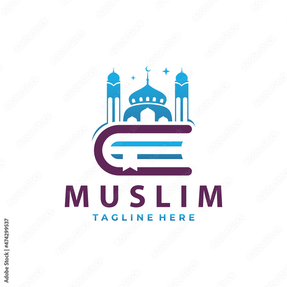muslim learning logo icon