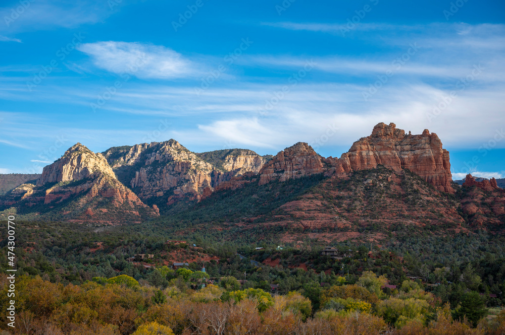 Sedona Mountains in Arizona during fall