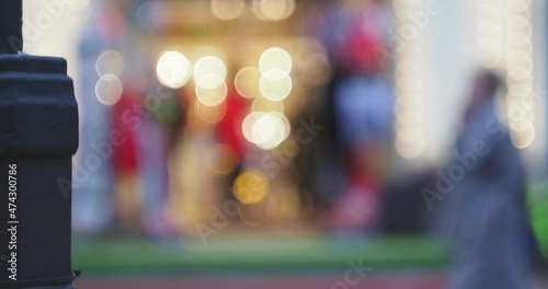 Wallpaper Mural Moscow. People walk in the evening along Arbat Street intended only for pedestrians. Hand held. Out of focus. Torontodigital.ca