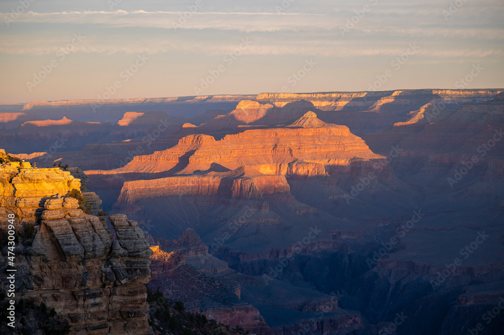 Sunrise at the Grand Canyon National Park