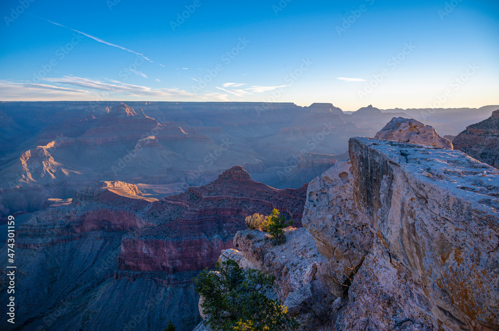 Sunrise at the Grand Canyon National Park