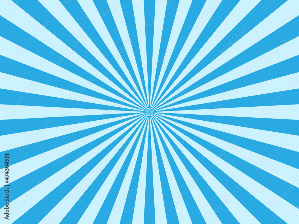 Blue Sunburst Pattern Background. Rays. Radial. Abstract. Retro. Vintage. Vector Illustration Blue Sunburst Pattern Background. Rays. Radial. Abstract. Retro. Vintage. Vector Illustration