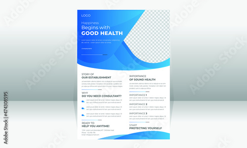 Brochure design, cover modern layout, annual report, poster, flyer in A4 size with easily editable eps file .