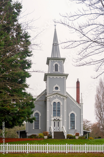 St. Paul's Church - Port Gamble, WA. Built in 1913 this church is located in the historic town of Port Gamble in the southern part of town and just off State Route 104.