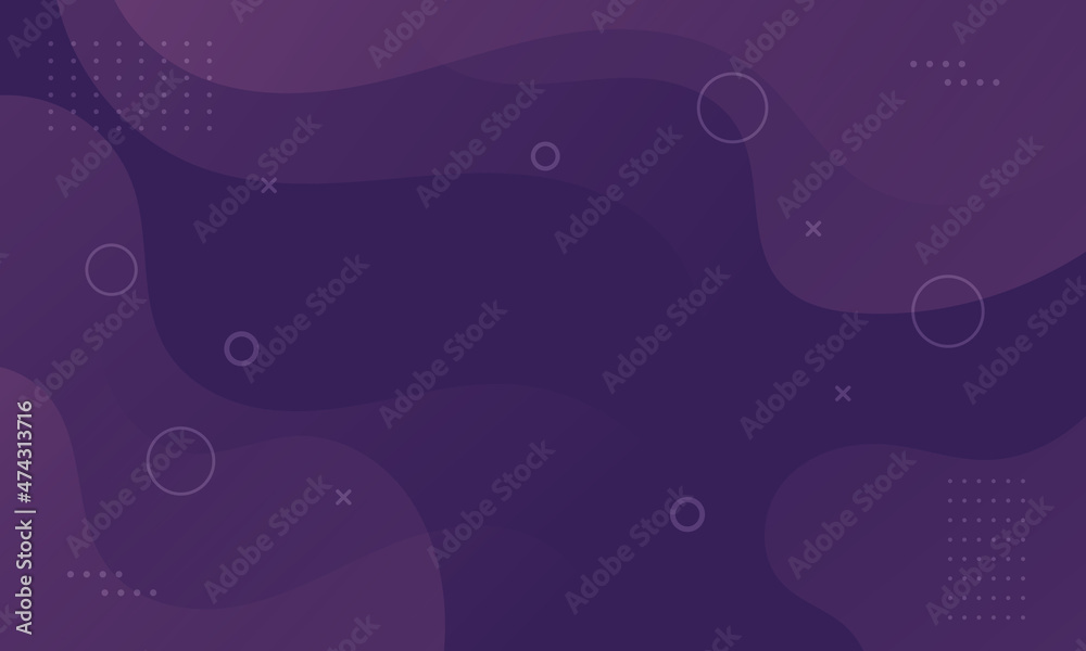 Abstract Purple liquid background. Modern background design. gradient color. Fluid shapes composition. Fit for website, banners, wallpapers, brochure, posters