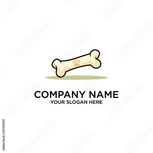 animal and pet bone design logo