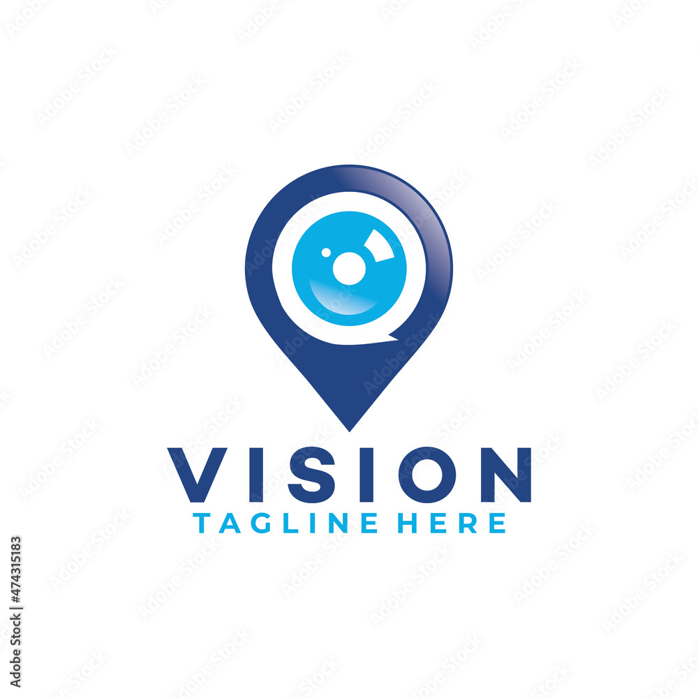 Obraz premium vision place logo