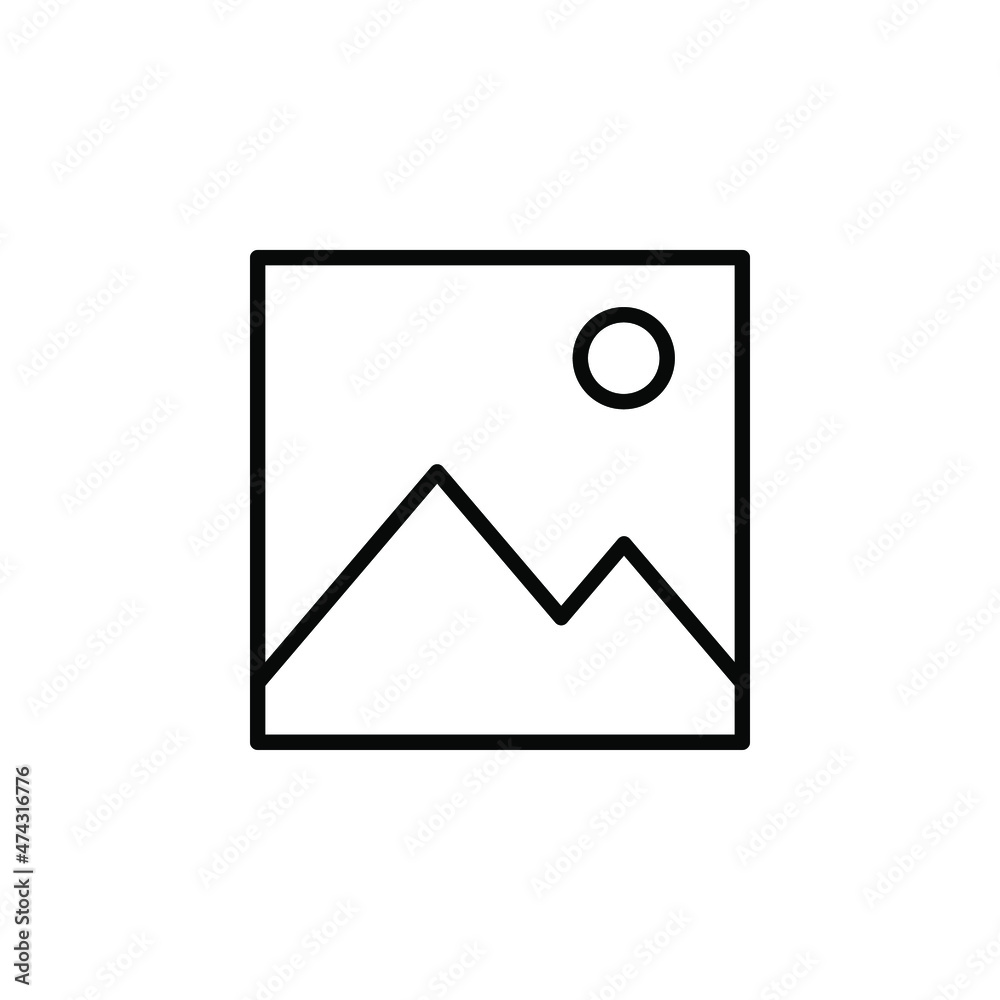 Image, gallery Line Icon, Vector, Illustration, Logo Template. Suitable For Many Purposes Image, gallery Line Icon, Vector, Illustration, Logo Template. Suitable For Many Purposes