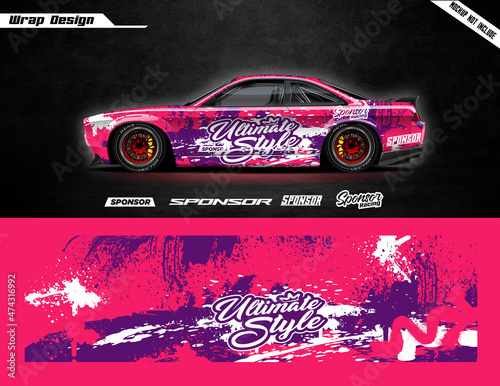 Modern Style Car Wrap and Livery Design