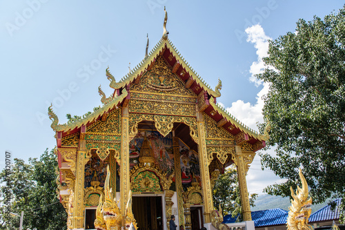 Within Wat Phra That Doi Kham is a Buddhist temple in Chiang Mai province northern of Thailand.