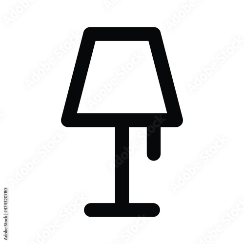 Light Lamp Vector icon which is suitable for commercial work and easily modify or edit it