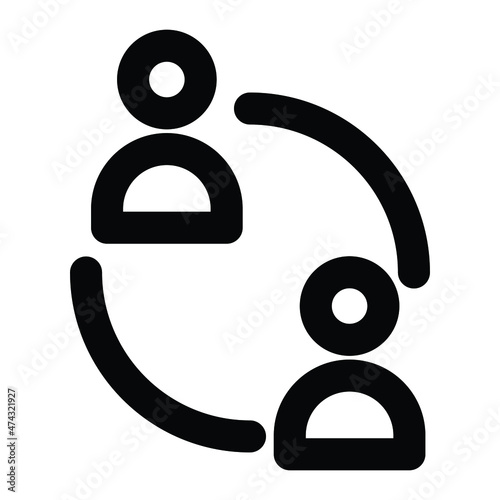 Networking Vector icon which is suitable for commercial work and easily modify or edit it


