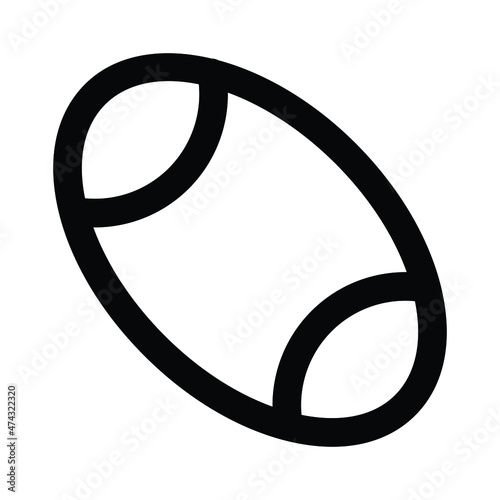 Rugby Vector icon which is suitable for commercial work and easily modify or edit it

