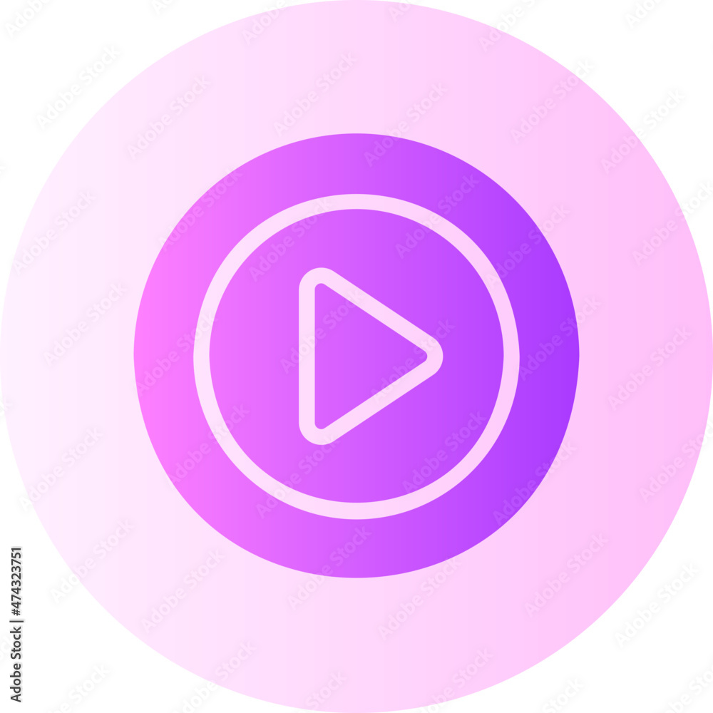 play button gradient icon play button gradient icon