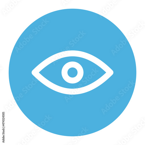 Eye Vector icon which is suitable for commercial work and easily modify or edit it