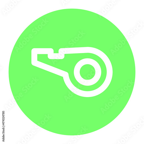 Whistle Vector icon which is suitable for commercial work and easily modify or edit it

