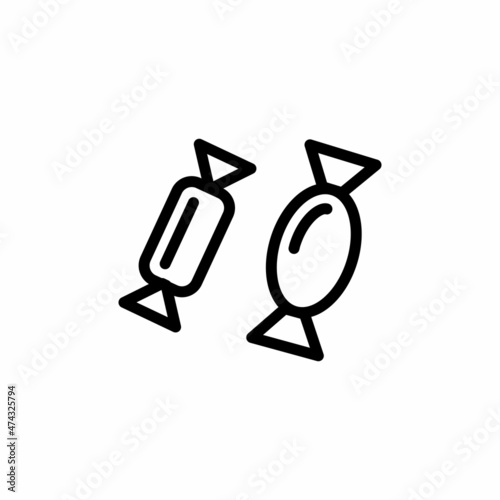Candy icon in vector. Logotype