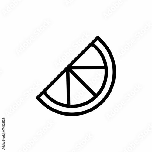 Lemon icon in vector. Logotype