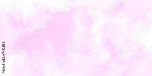 abstract watercolor background Cloud or cotton candy style soft background texture of water color watercolor. Soft pink Abstract Background