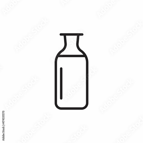 OIL BOTTLE icon in vector. Logotype