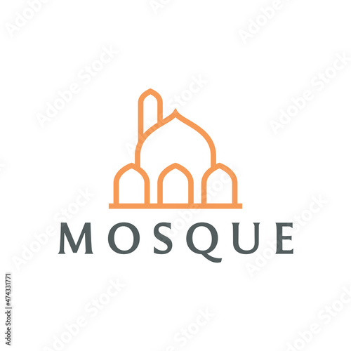 Mosque Modern Logo Concept