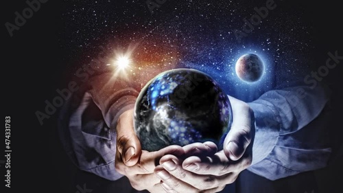 The planet lies in the hands of