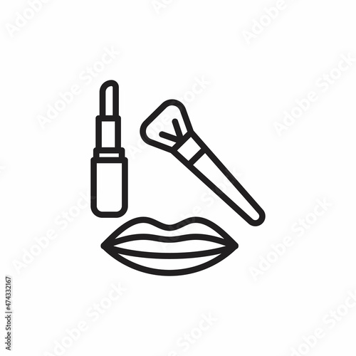 MAKEUP icon in vector. Logotype
