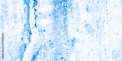 Concrete Blue white stone floor tile seamless background material texture © OceanProd