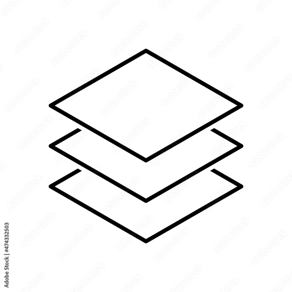 layer icon, page vector, element illustration layer icon, page vector, element illustration