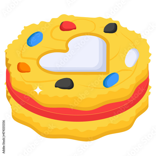 Heart Cake 