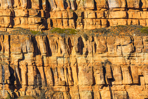 Texture of a stone canyon i...