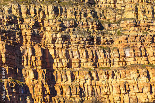 Texture of a stone canyon i...