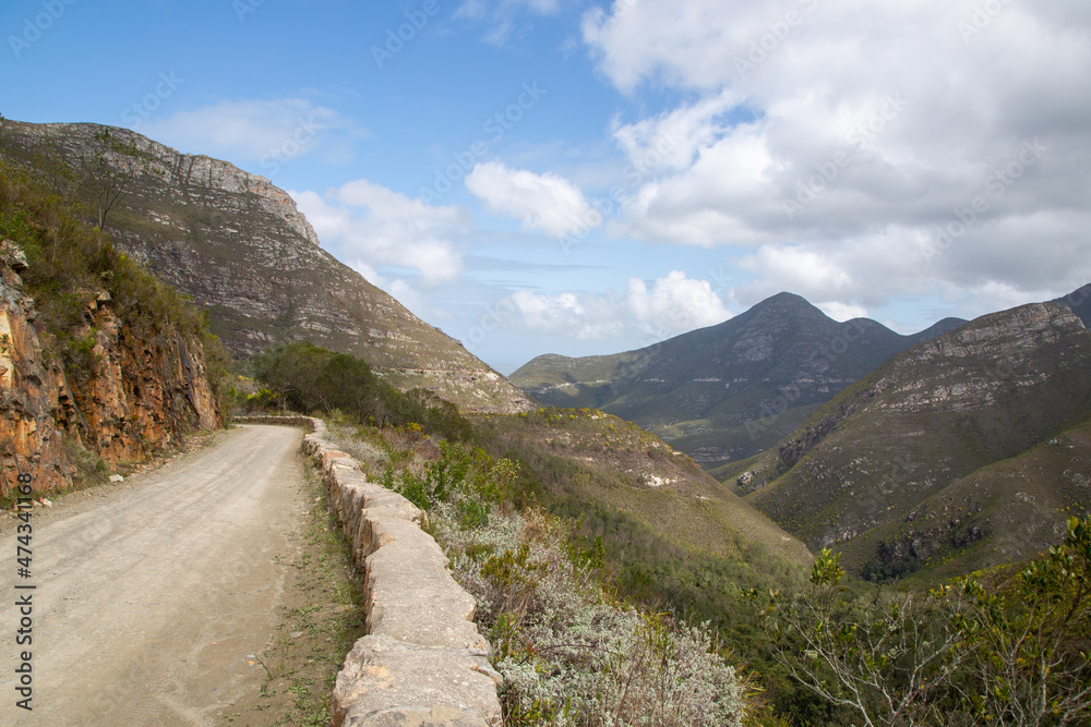 Mountain Pass of South Africa: The Montagu Pass north of George in the Western Cape of South Africa