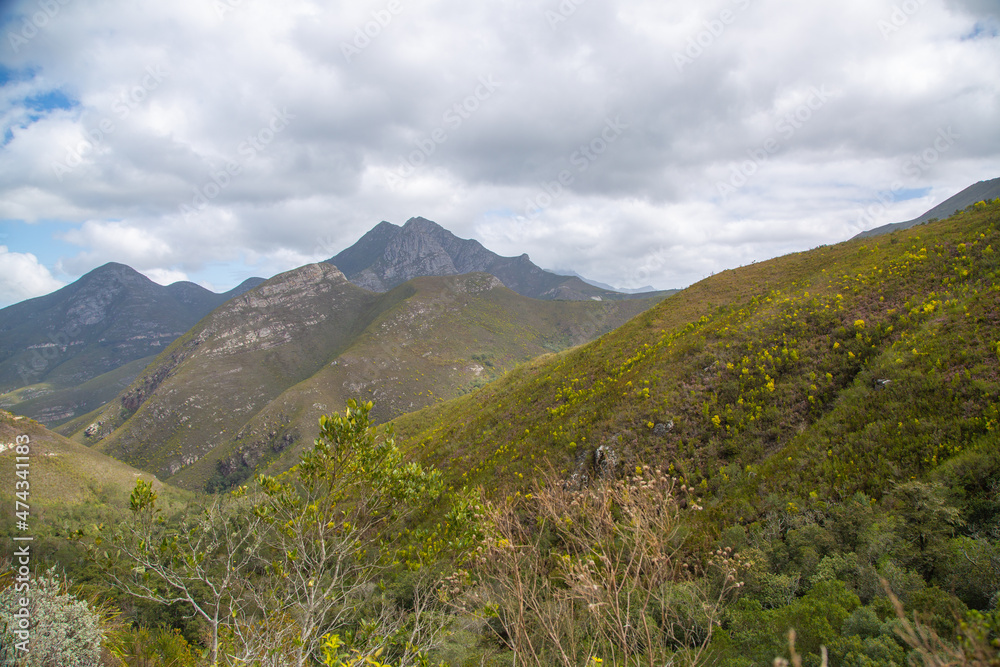 Some Mountains on the Montagu Pass in the north of George in the Western Cape of South Africa