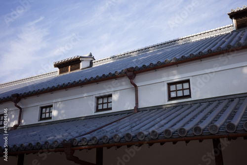 とても古くて美しい日本の香川県の琴平の建物 © 仁 藤原