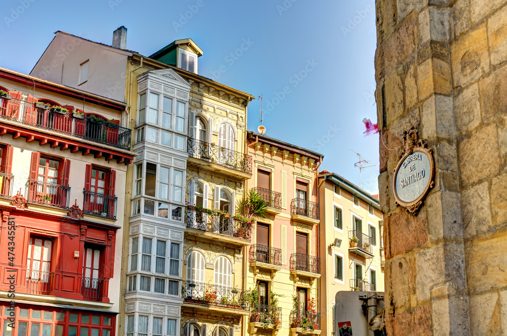Bilbao cityscape, HDR Image