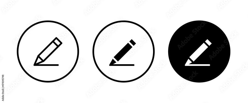 Pen Icon. Pencil, education, writer, copywriting icons button, vector, sign, symbol, logo, illustration, editable stroke, flat design style isolated on white linear pictogram Pen Icon. Pencil, education, writer, copywriting icons button, vector, sign, symbol, logo, illustration, editable stroke, flat design style isolated on white linear pictogram