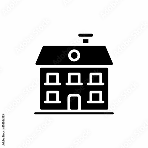 PRIVATE GUEST HOUSE icon in vector. Logotype