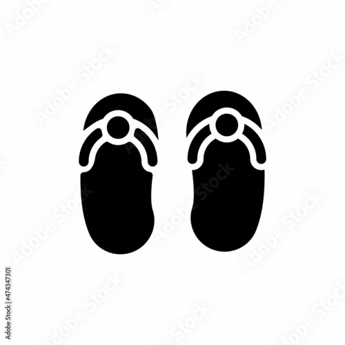SANDALS icon in vector. Logotype