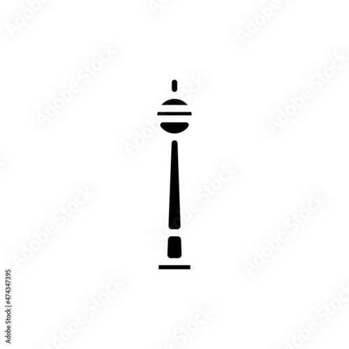 BERLIN  TV TOWER icon in vector. Logotype
