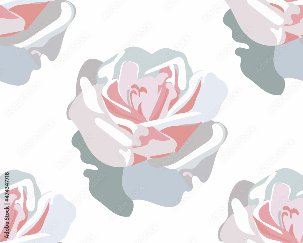 pink roses pattern seamless background pink roses pattern seamless background