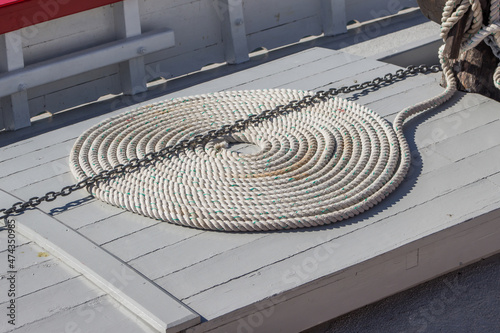 Slika na platnu cordage de bateau