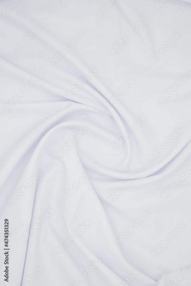 Fototapeta premium White Raw Fabric