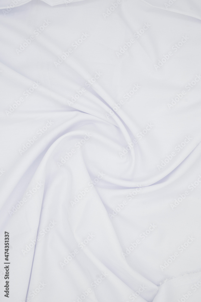 Naklejka premium White Raw Fabric