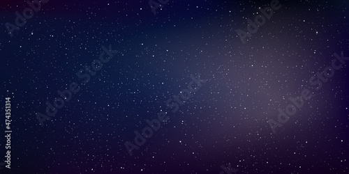 Star and star dust in deep universe. Abstract space background. Vector illustration. © KICKINN