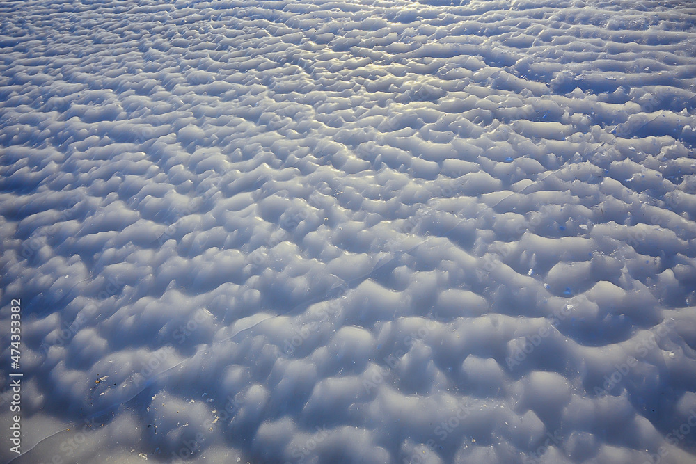 Fototapeta premium winter seasonal background ice beautiful texture