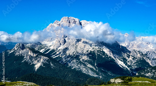 High Mountain Peak In The Dolomites In South Tirol In Italy
