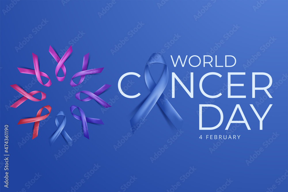4 February World Cancer Awareness Month Campaign Background 4 February World Cancer Awareness Month Campaign Background