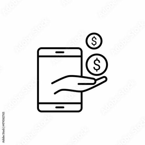 Online Payment Accepting icon in vector. Logotype photo