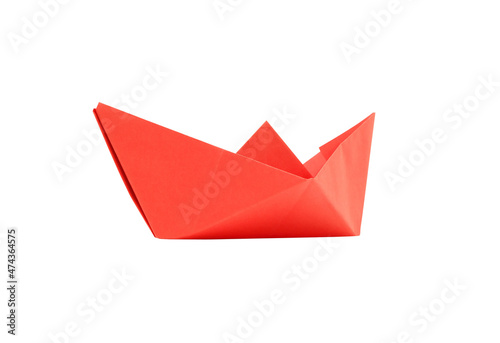 Free Download Red Paper Boat - GFXLoad